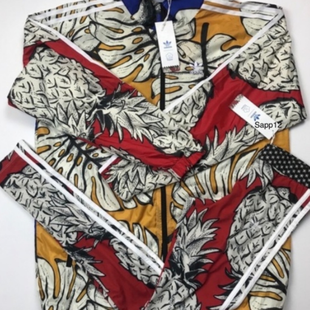 🆕ADIDAS///x FARM CO RIO de Janerio Collaboration JACKET & LEGGINGS OUTFIT - Picture 7 of 7